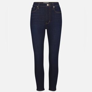 Frame Le High Skinny in Fairway